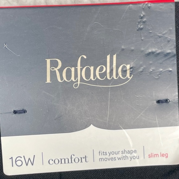 NWT Black 16W Rafaella Comfort slim leg Women’s Pants - Picture 9 of 15